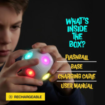 Croove 6-in-1 Brain & Memory Game Ball – Fun Fidget Toy for Kids 5+