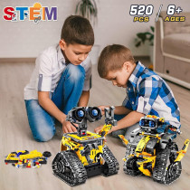 HOGOKIDS 5-in-1 Robot Building Toy Set - Remote & APP Controlled STEM Fun