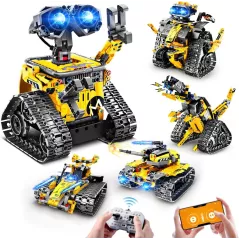 HOGOKIDS Robot 5-en-1 RC & APP STEM Jouets Enfants 6-12+