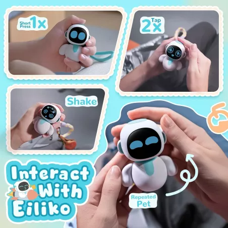 ENERGIZE LAB Eiliko Aquamarine : Robot AI Bijou Stylé Quotidien