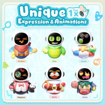 ENERGIZE LAB Eiliko Aquamarine – Tiny AI Charm Robot Pendant Toy