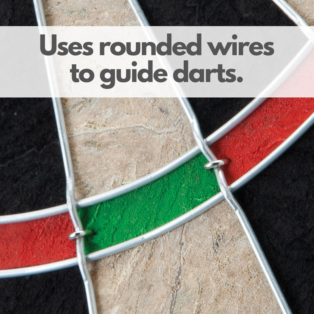 Viper GLD Shot King Steel Tip Dartboard Set with 6 Darts & Rotating Ring