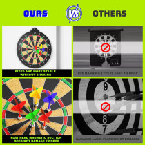 Magnetic Dart Board for Kids – Indoor Outdoor Game & Party Gift Ages 3-12
