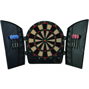 Franklin Sports Soft Tip Electronic Dartboard Set with Digital Scoreboard