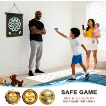 Magnetic Dart Board for Kids – Cool Gift & Stocking Stuffer, Blue