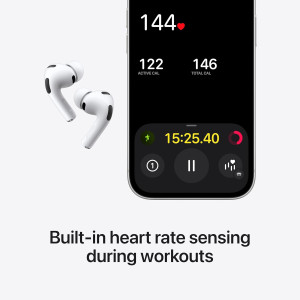 Apple AirPods Pro 3 - Wireless Earbuds with Noise Cancellation & Heart Rate