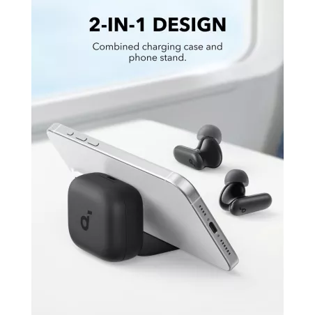 Soundcore P30i Anker Écouteurs Sans Fil, ANC Puissant, Bass Profond, 45H, Étui 2-en-1, IP54, Bluetooth 5.4 Noir