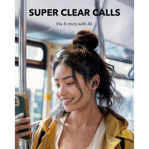 Soundcore P30i Wireless Earbuds by Anker – Noise Cancelling, 45H Playtime