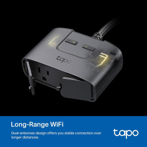 TP-Link Tapo P400M Outdoor Smart Plug, 2 Outlets, IP65, Alexa & Apple Compatible