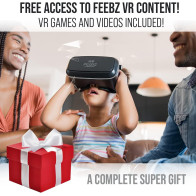 FEEBZ 3D VR Headset 2.0 for Kids with Android Remote – iPhone & Android