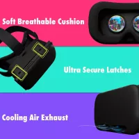 Casque VR Orzly pour Nintendo Switch & Switch OLED - Lentilles réglables
