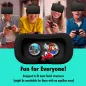 Casque VR Orzly pour Nintendo Switch & OLED avec Lentille Ajustable - Édition Cadeau Noire