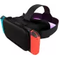 Casque VR Orzly pour Nintendo Switch & OLED avec Lentille Ajustable - Édition Cadeau Noire