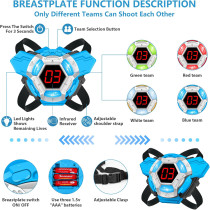 Laser Tag Guns Set of 2 with LED Score Vests – Fun Gift for Kids & Teens