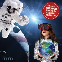 Abacus Brands Galaxy VR Gift Box - Livre illustré interactif et kit d’activités STEM éducatives