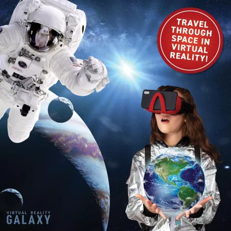 Abacus Brands Galaxy VR Gift Box - Livre illustré interactif et kit d’activités STEM éducatives