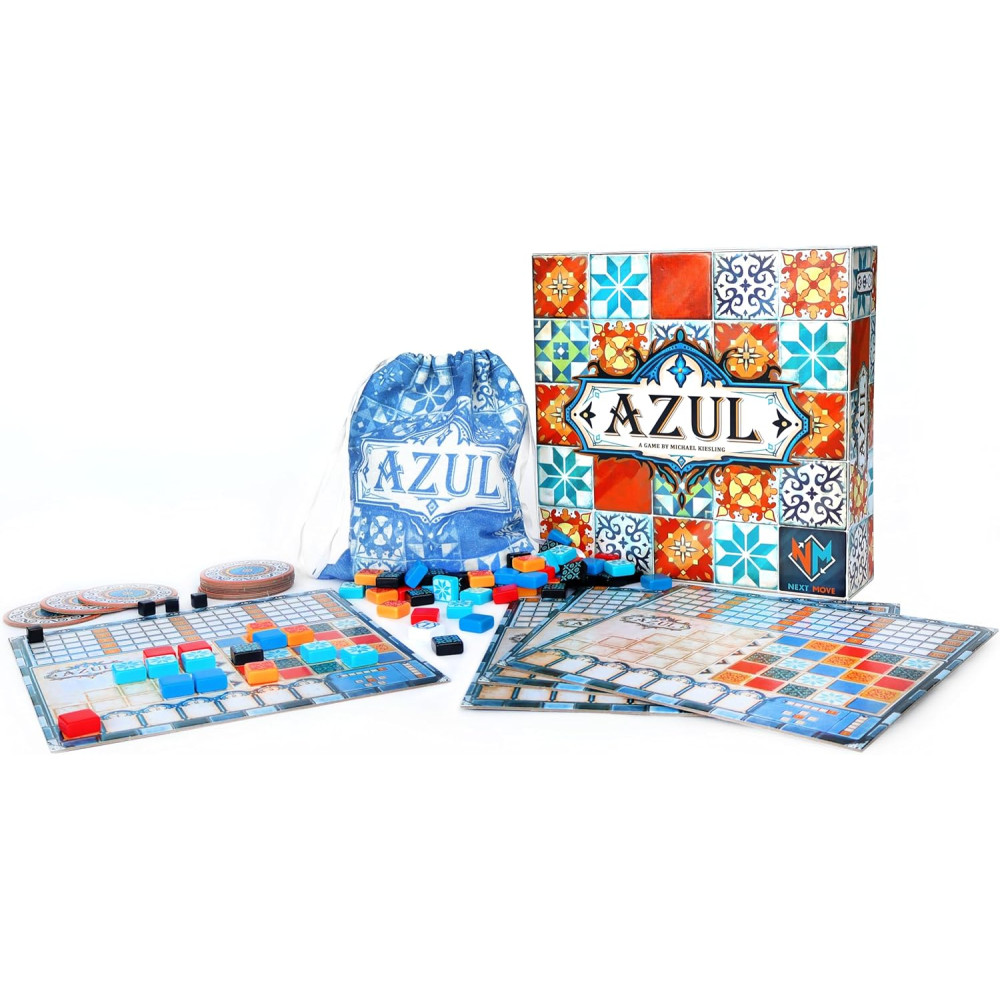 Azul Asmodee Board Game – Award-Winning Family Tile-Placement Fun