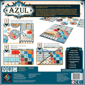 Azul Asmodee Board Game – Award-Winning Family Tile-Placement Fun