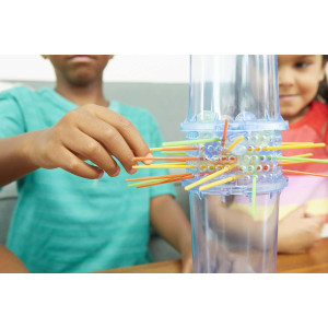 Mattel KerPlunk Kids Game – Easy Family Fun for 2-4 Players