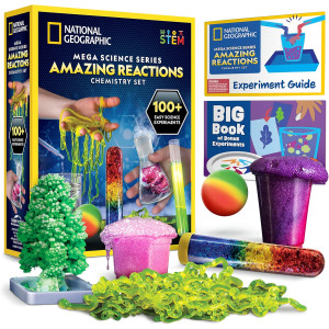 National Geographic Chemistry Set - 100+ Experiments STEM Kit for Kids