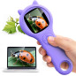 Mini Pocket Handheld Microscope for Kids - STEM Educational Science Toy for Ages 5-12, Purple