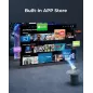 Mini Projecteur CLOKOWE WiFi Bluetooth, Apps Intégrées, Rotatif 180°, Auto Keystone, 1080P, HDMI/USB Compatible