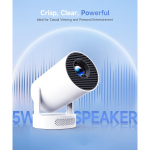 Magcubic Mini Projector 4K WiFi 6 Bluetooth 5.4 Portable with 5W Speaker