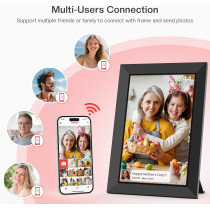 Cadre Photo Numérique Frameo 10,1 WiFi HD IPS 32GB