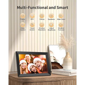 Frameo 10.1 Digital Photo Frame w/ WiFi, Touchscreen & Instant Sharing