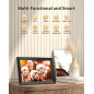 Frameo 10.1 Smart WiFi Digital Photo Frame, 1280x800 HD IPS Touchscreen, Auto-Rotate, Wall Mountable