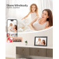 Frameo 10.1 Smart WiFi Digital Photo Frame, 1280x800 HD IPS Touchscreen, Auto-Rotate, Wall Mountable