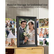 Frameo 10.1 Digital Photo Frame w/ WiFi, Touchscreen & Instant Sharing