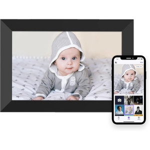 10.1 WiFi Digital Picture Frame HD Touchscreen - Remote Sharing App
