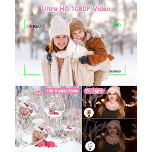 Appareil Photo Instantané Enfants 48MP Cadeau Anniversaire Noël