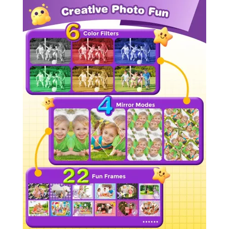 Appareil Photo Enfants Instantané - Cadeau Anniversaire Noël