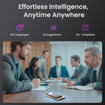 Enregistreur Vocal AI 64GB - Transcription, Annulation de Bruit