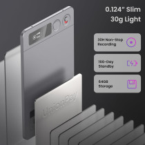 AI Voice Recorder & Note App - AI Noise Cancellation, 152 Languages, 64GB