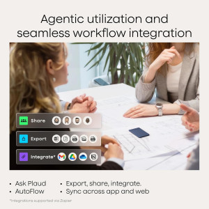 Plaud Note AI Voice Recorder - 112 Lang, 64GB, Transcribe & Summarize