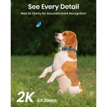 aosu Wireless Outdoor Security Camera, 2K HD, 240-Day Battery, No Sub