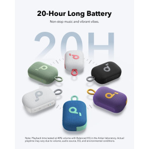 Soundcore Select 4 Go Bluetooth Shower Speaker by Anker – Waterproof, Portable, 20H Playtime