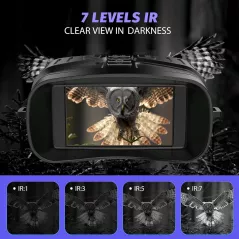 Jumelles Vision Nocturne 4K avec Écran HD et Batterie 5000mAh