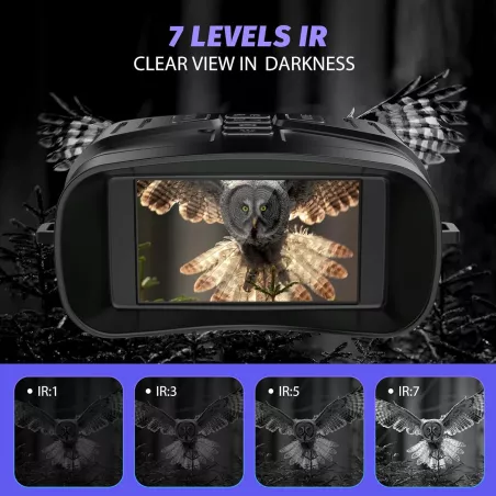 Jumelles Vision Nocturne 4K avec Écran HD et Batterie 5000mAh