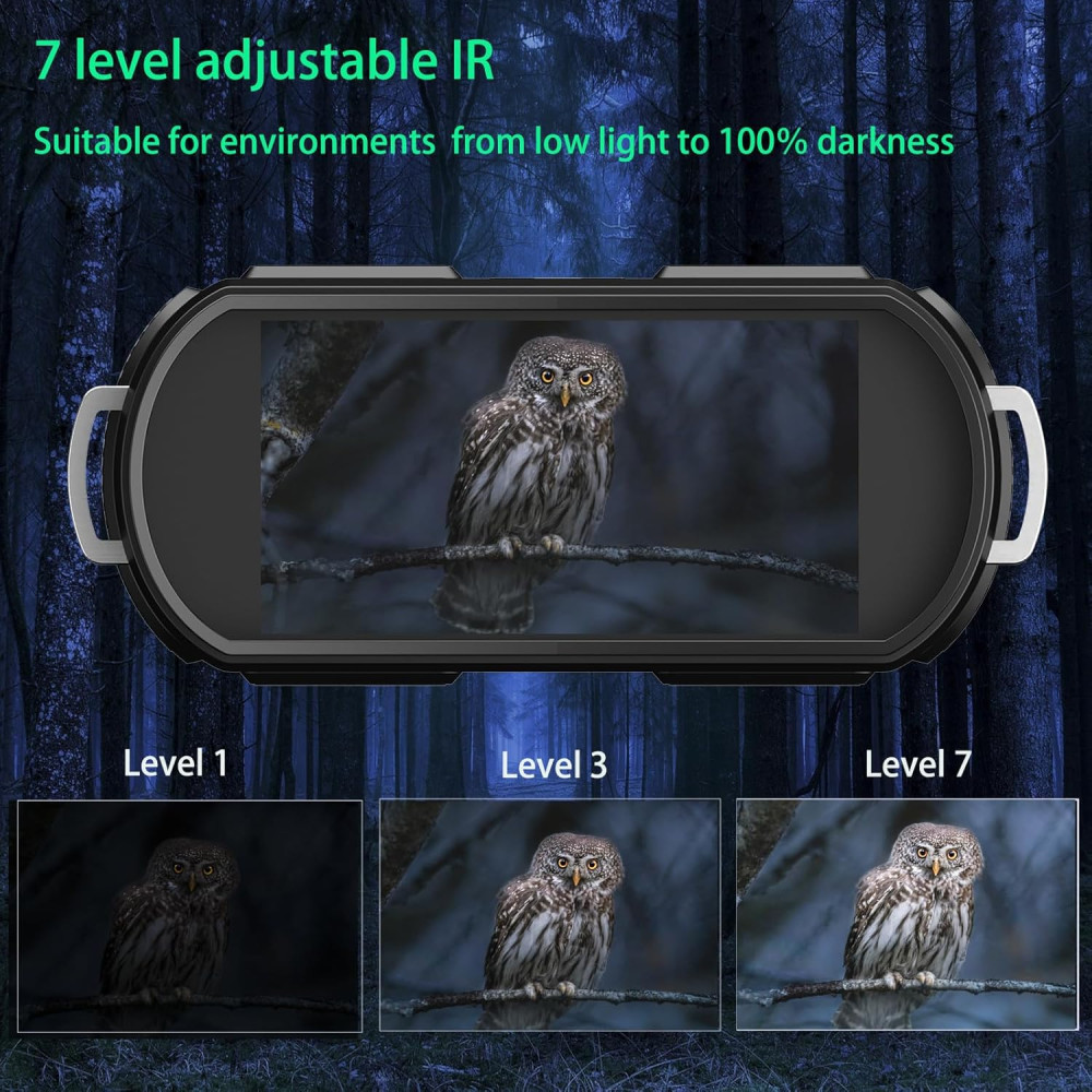 Night Vision Goggles 8X Zoom – Rechargeable Hunting & Camping Gear Gift