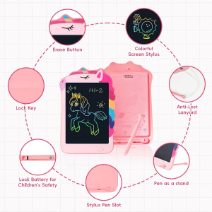 Unicorn LCD Writing Tablet for Kids – Colorful Drawing Board & Doodle Pad