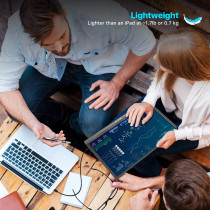 KYY 15.6 Portable 1080P FHD USB-C Gaming Monitor with Speakers & Cover