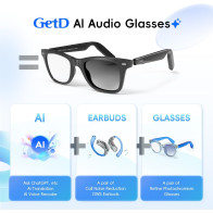 GetD AI Smart Glasses with ChatGPT, 145-Language Translation & Music