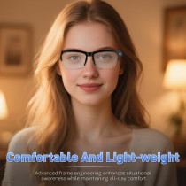 Lunettes Intelligentes Bluetooth Unisexes avec Audio & Photochromiques