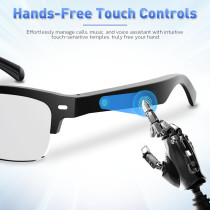 Lunettes Intelligentes Bluetooth Unisexes avec Audio & Photochromiques