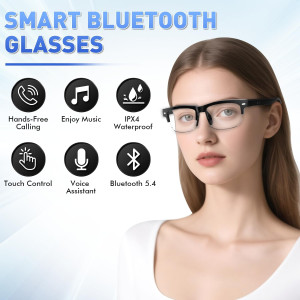 Lunettes Intelligentes Bluetooth Unisexes avec Audio & Photochromiques