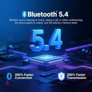 Smart Bluetooth Glasses with AI Translator, Photochromic Lenses & 5H Battery